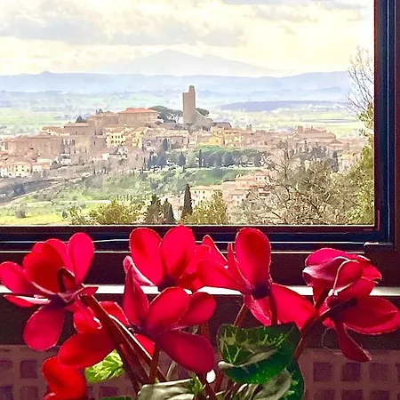 Panoramic View Village Of Luigina Cortona Vila