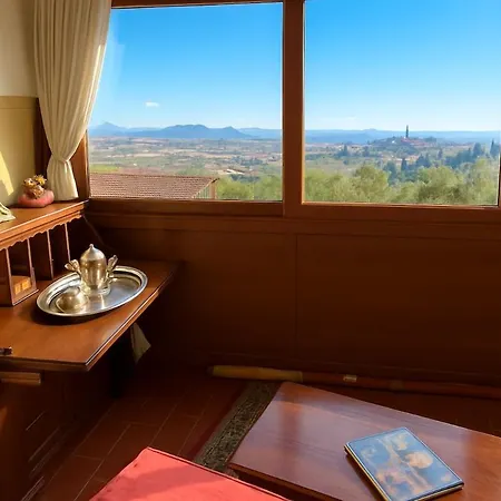 Panoramic View Village Of Luigina Cortona