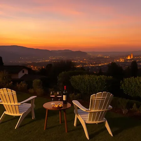 Panoramic View Village Of Luigina Cortona Villa *