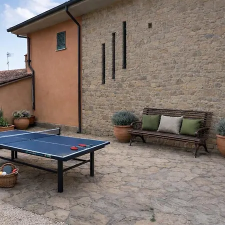 Vila Panoramic View Village Of Luigina Cortona *