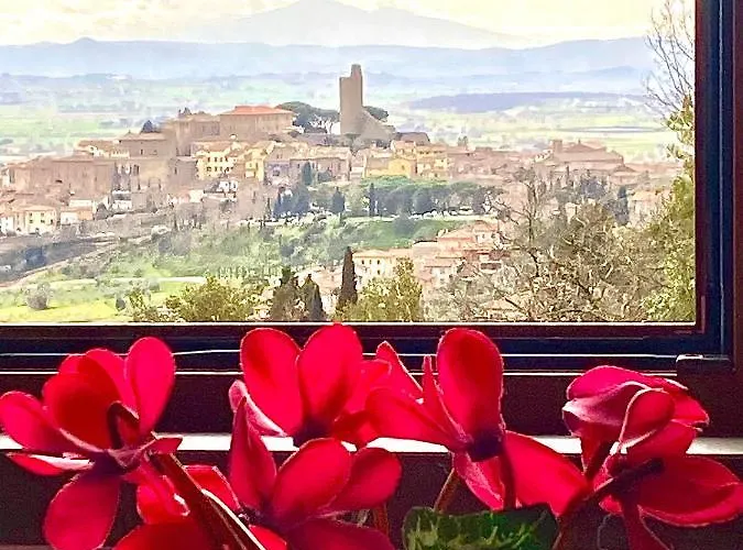 Panoramic View Village Of Luigina Cortona Villa