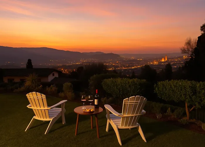 Panoramic View Village Of Luigina Cortona Villa *